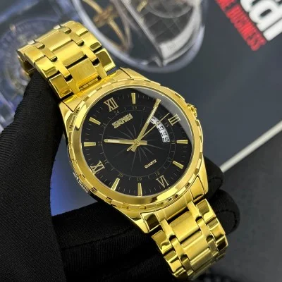 Мужские часы Skmei 9069GDBK Gold-Black