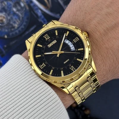 Мужские часы Skmei 9069GDBK Gold-Black