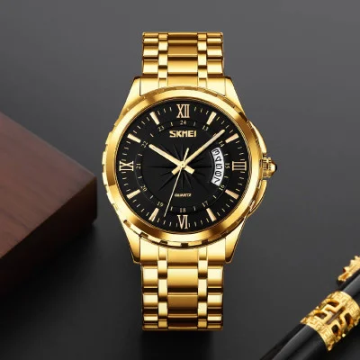Мужские часы Skmei 9069GDBK Gold-Black