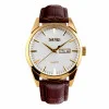 Чоловічий годинник Skmei 9073GDWT-B Gold-White men фото 2