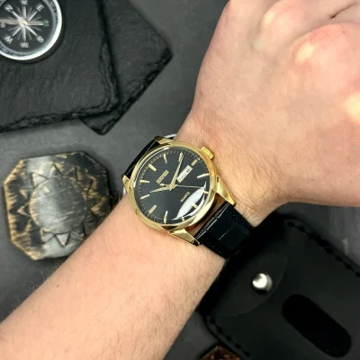Чоловічий годинник Skmei 9073GDBK-B Gold-Black men