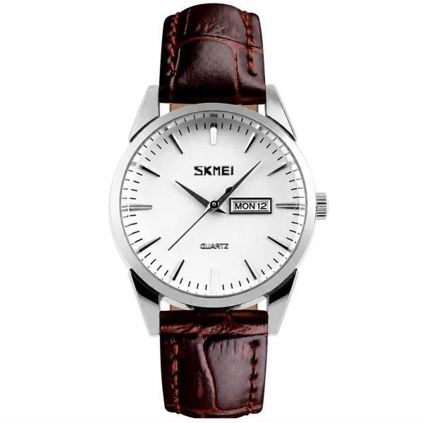 Жіночий годинник Skmei 9073SIWT-S Silver-White lady фото 1
