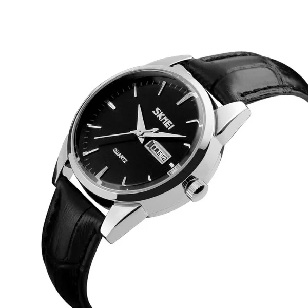 Жіночий годинник Skmei 9073SIBK-S Silver-Black lady фото 3