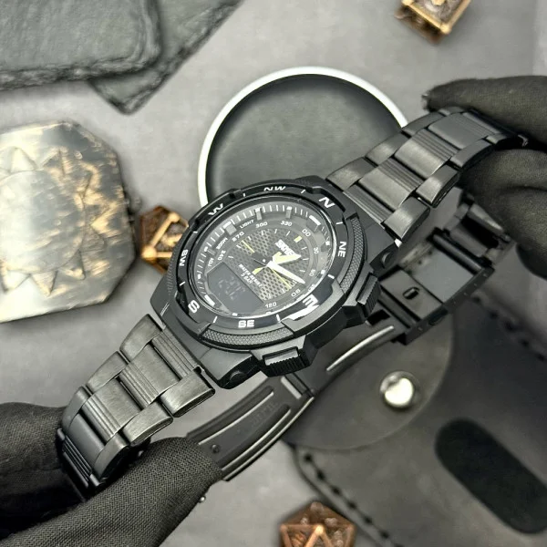 Чоловічий годинник Skmei 1370BKBK Black-Black фото 7