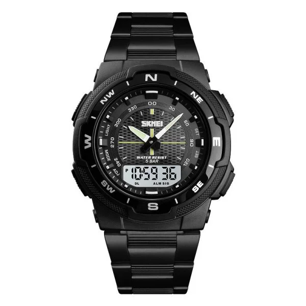 Чоловічий годинник Skmei 1370BKWT Black-White фото 1