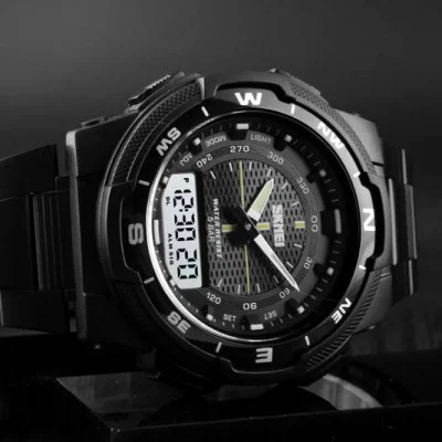 Чоловічий годинник Skmei 1370BKWT Black-White