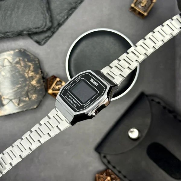 Чоловічий годинник Skmei 1647SI Silver фото 8