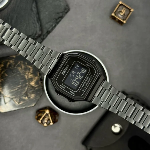 Чоловічий годинник Skmei 1647BK Black фото 8