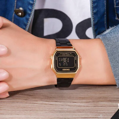 Чоловічий годинник Skmei 1647GDBK Gold-Black