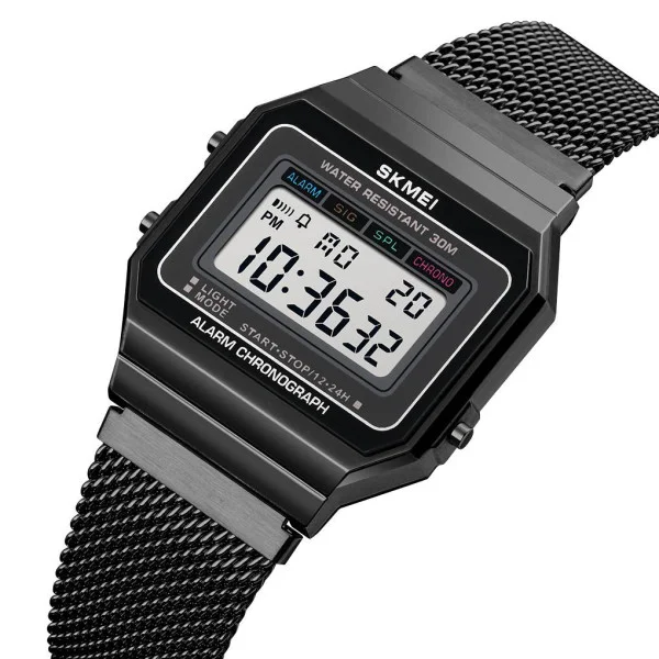 Чоловічий годинник Skmei 1660BK Black фото 4
