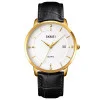 Чоловічий годинник Skmei 1801LGDWT Gold-White Leather фото 2