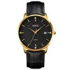 Чоловічий годинник Skmei 1801LGDBK Gold-Black Leather фото 2
