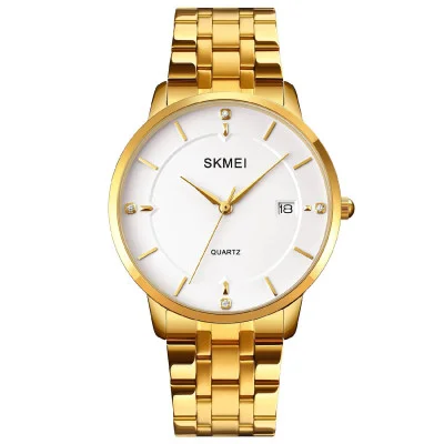 Чоловічий годинник Skmei 1801SGD Gold Stainless Steel