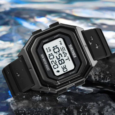 Чоловічий годинник Skmei 1875PWT Black-White Silicone