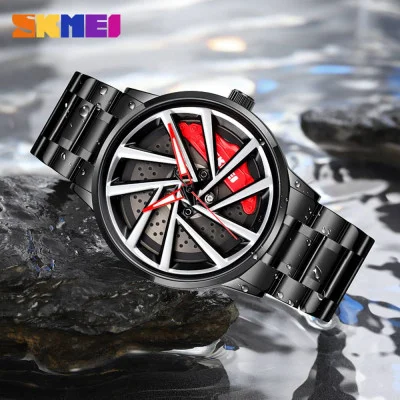 Чоловічий годинник Skmei 1990C Black Red-Silver