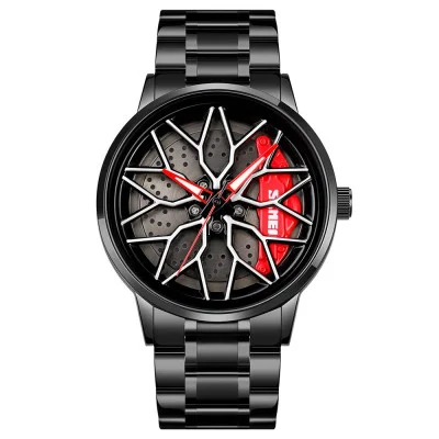 Чоловічий годинник Skmei 1990D Black Red-Silver