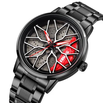 Чоловічий годинник Skmei 1990D Black Red-Silver