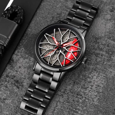 Чоловічий годинник Skmei 1990D Black Red-Silver