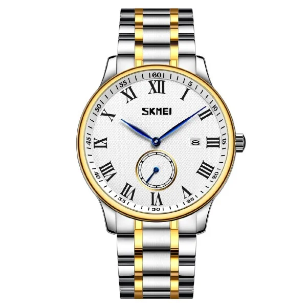 Чоловічий годинник Skmei 9297GDSI-RN Gold-Silver Rom фото 1