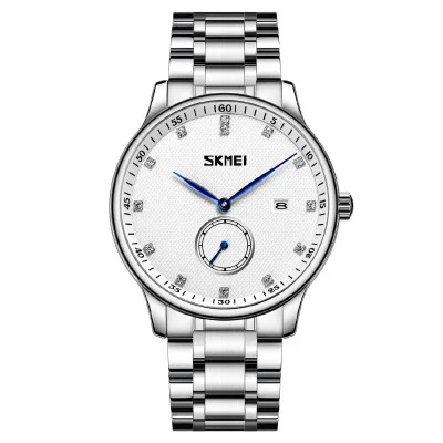 Чоловічий годинник Skmei 9297SI Silver Stones