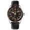 Skmei 9232LRGBK Rose-Gold Black Leather