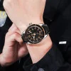 Чоловічий годинник Skmei 9232LRGBK Rose-Gold Black Leather фото 5