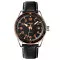 Skmei 9232LRGBK Rose-Gold Black Leather