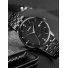 Чоловічий годинник Skmei 1801SBK Black Mesh Band Lady Big Size фото 4