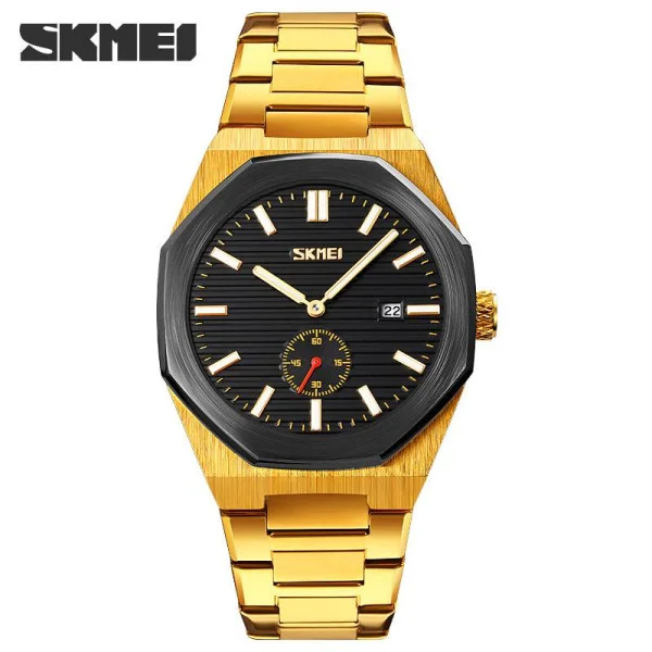 Чоловічий годинник Skmei 9262GDBK Gold-Black фото 1