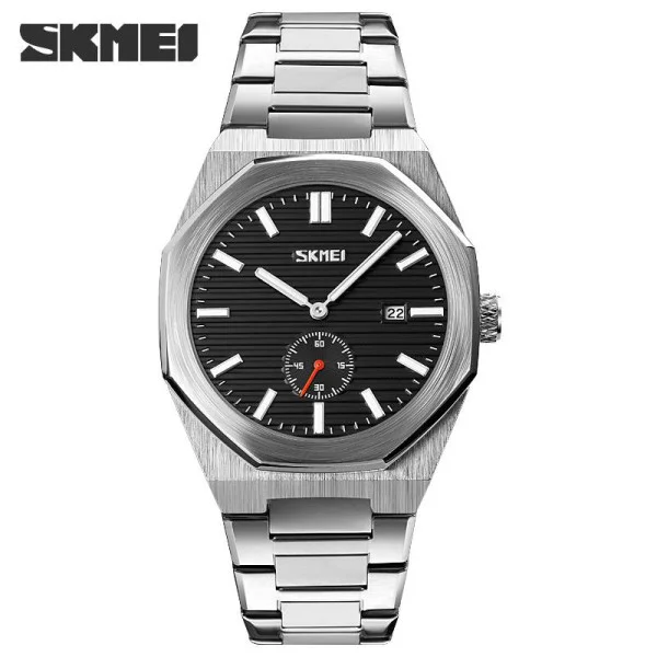 Чоловічий годинник Skmei 9262SIBK Silver-Black фото 1