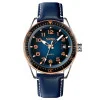 Чоловічий годинник Skmei 9232LRGBU Rose-Gold Blue Leather фото 2