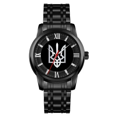 Часы механические Patriot Classic Glory to Ukraine Black-Black