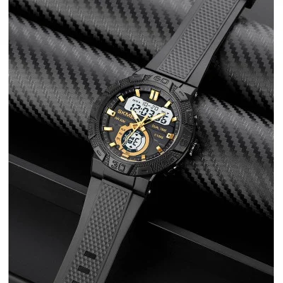 Мужские часы Skmei 1881GDWT Gold-White.