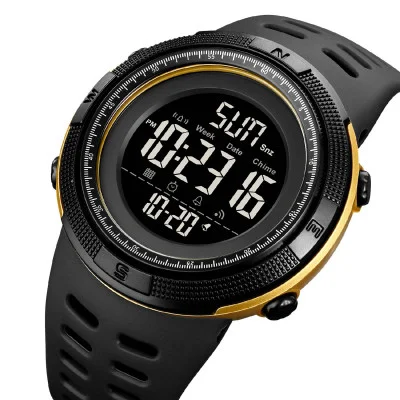 Чоловічий годинник Skmei 2070BKGD Black-Gold