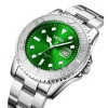 Чоловічий годинник Skmei 9295SIGN Silver-Green фото 3