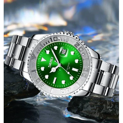 Чоловічий годинник Skmei 9295SIGN Silver-Green