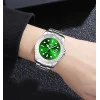Чоловічий годинник Skmei 9295SIGN Silver-Green фото 5