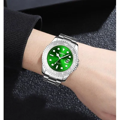 Чоловічий годинник Skmei 9295SIGN Silver-Green