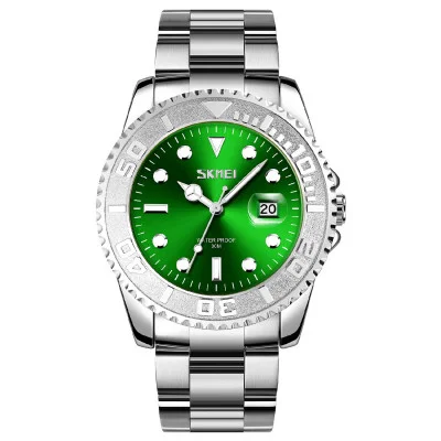 Чоловічий годинник Skmei 9295SIGN Silver-Green