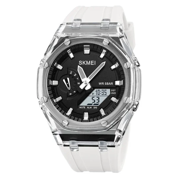 Наручний годинник Skmei 2100WTBK White-Black фото 1