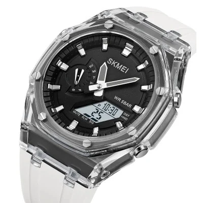 Наручний годинник Skmei 2100WTBK White-Black