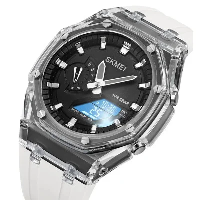 Наручний годинник Skmei 2100WTBK White-Black