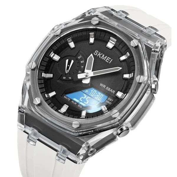 Наручний годинник Skmei 2100WTBK White-Black фото 5
