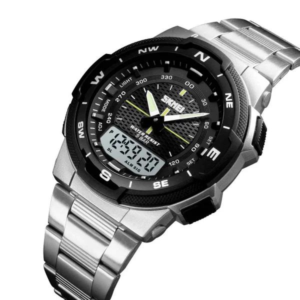 Мужские часы Skmei 1370SI Silver фото 3