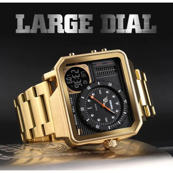 Мужские часы Skmei 1392GD Gold фото 4