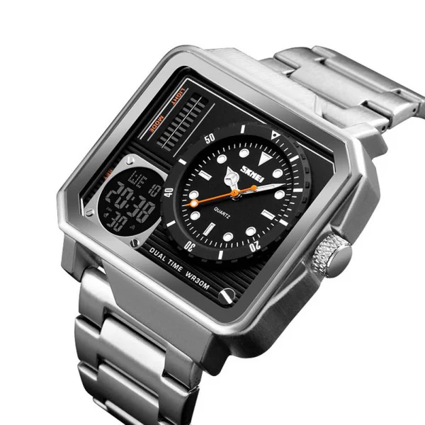Чоловічий годинник Skmei 1392SI Silver фото 4