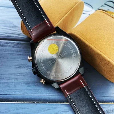 Мужские часы Curren 8324 Brown-Black-Gold