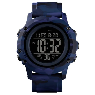 Мужские часы Skmei 1506CMBU Camouflage-Blue