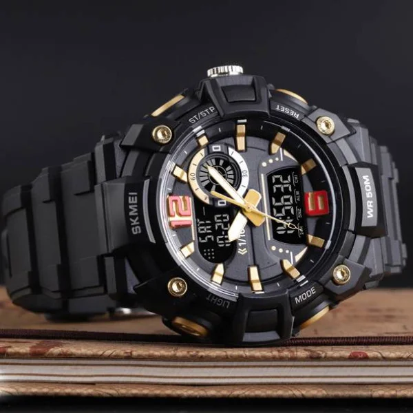Чоловічий годинник Skmei 1529GD Gold фото 5