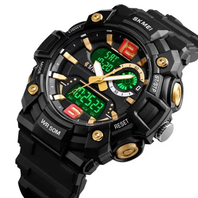 Чоловічий годинник Skmei 1529GD Gold